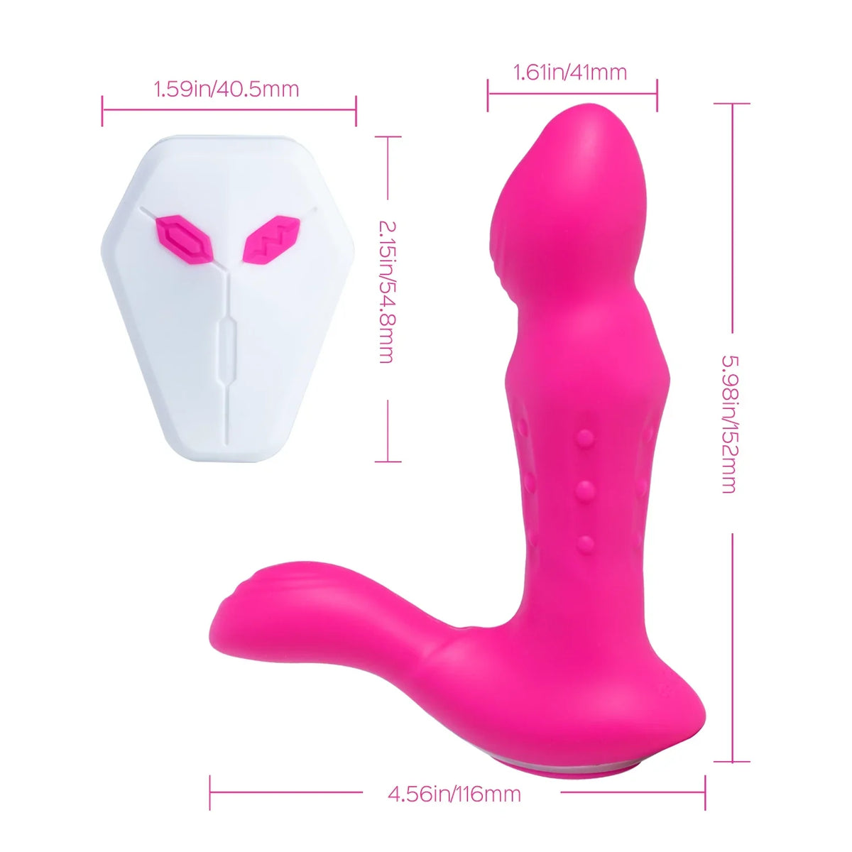 Kylie – Remote Tapping G-Spot Vibrator & Clit Stimulator
