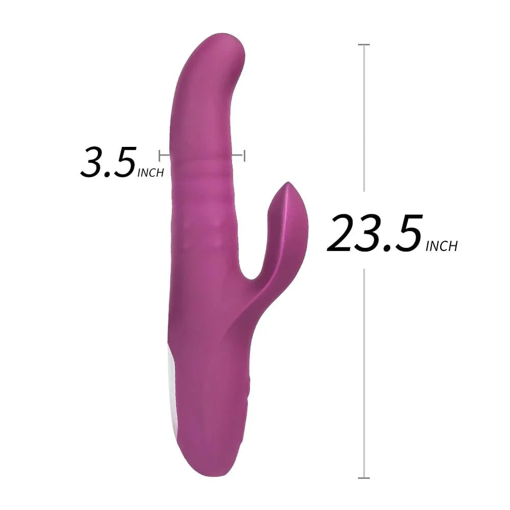 2-Motor Telescopic Bead Vibrator – Purple