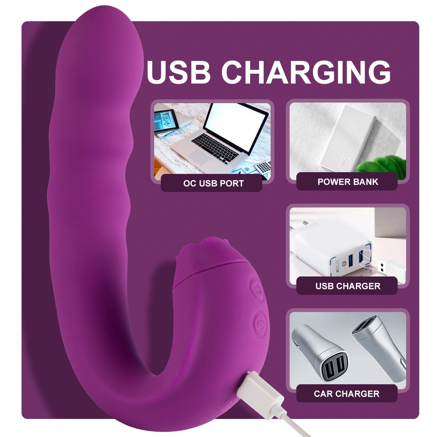 Lilian – G Spot Vibrator With Rotating Head & Vibrating Tongue