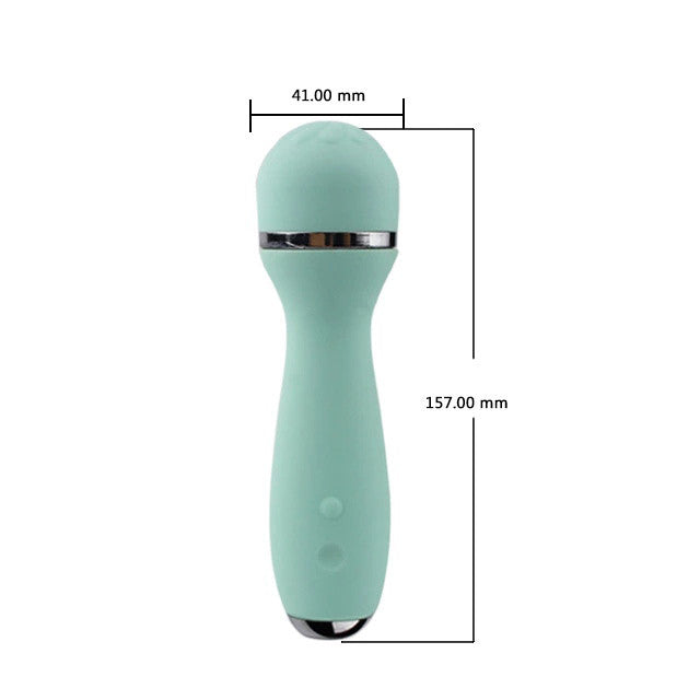 10 Powerful Multi Speed Mini Wand Massager Mint Green