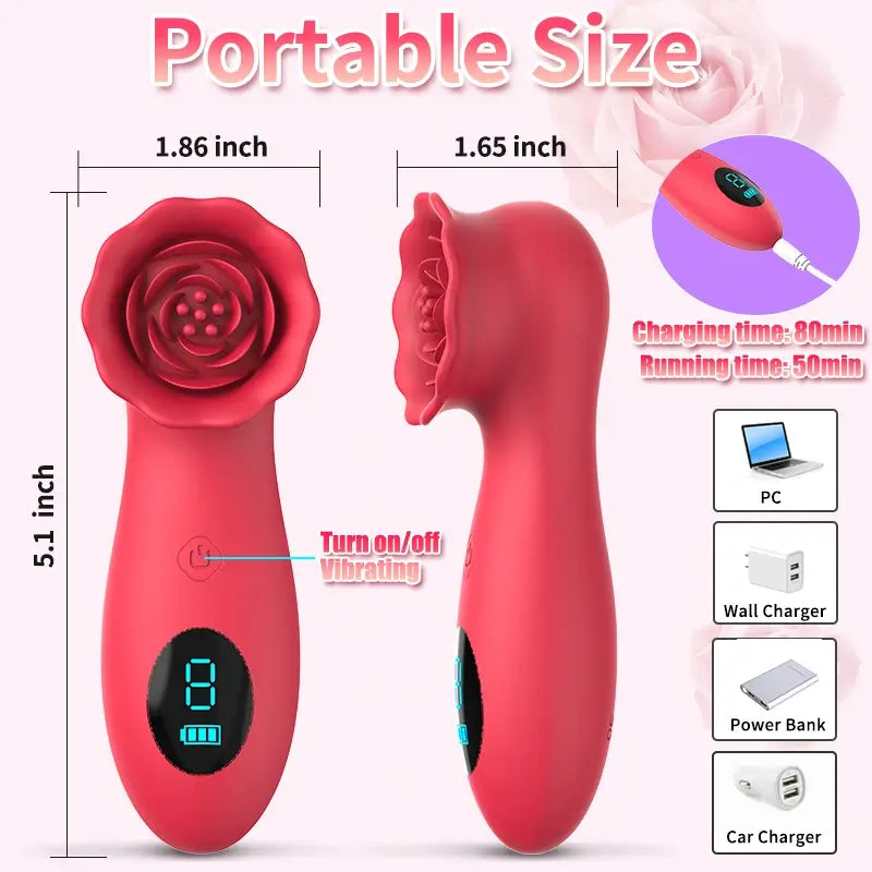 Blossom wand Rose vibrator