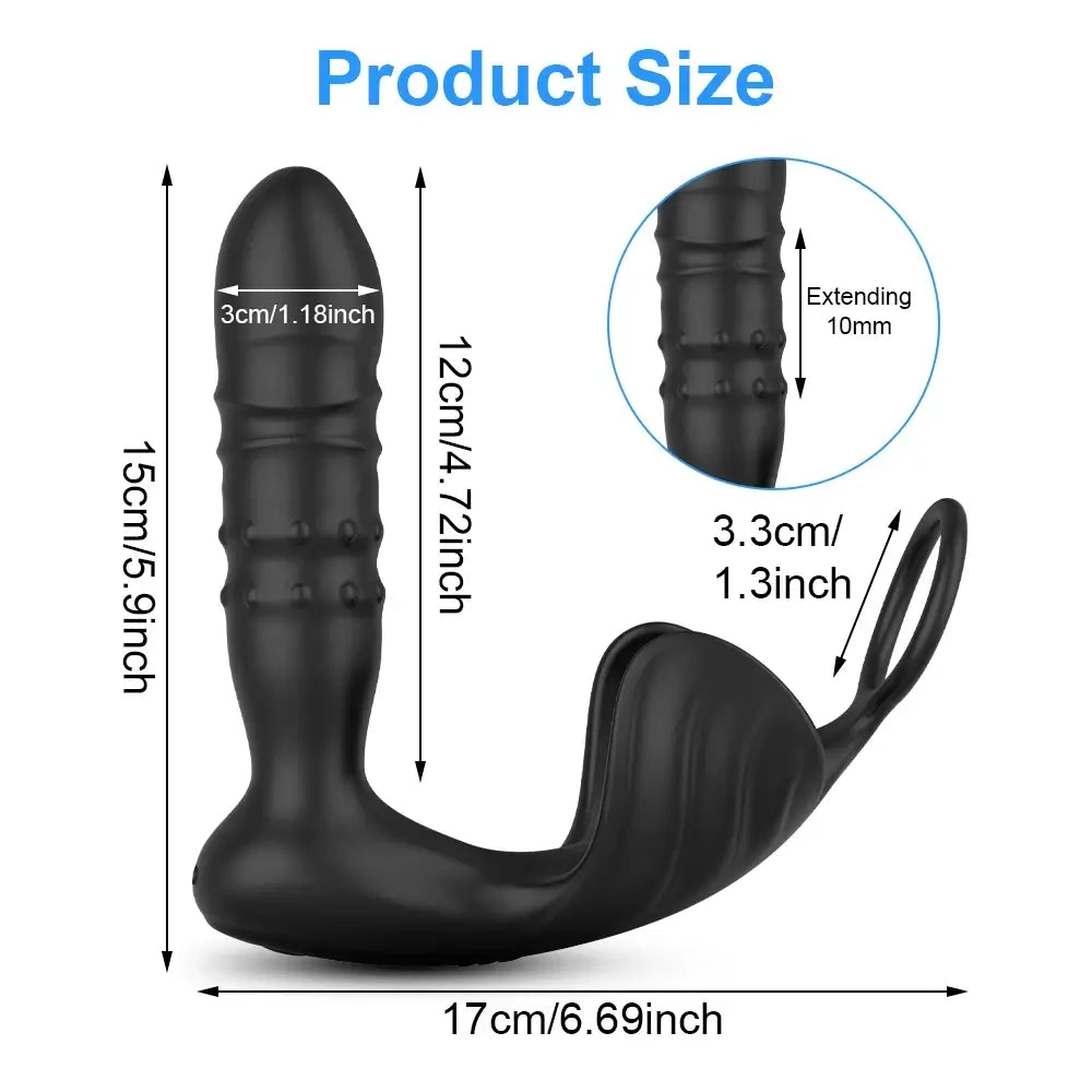 Hero prostate vibrator Prostate massager with cock ring