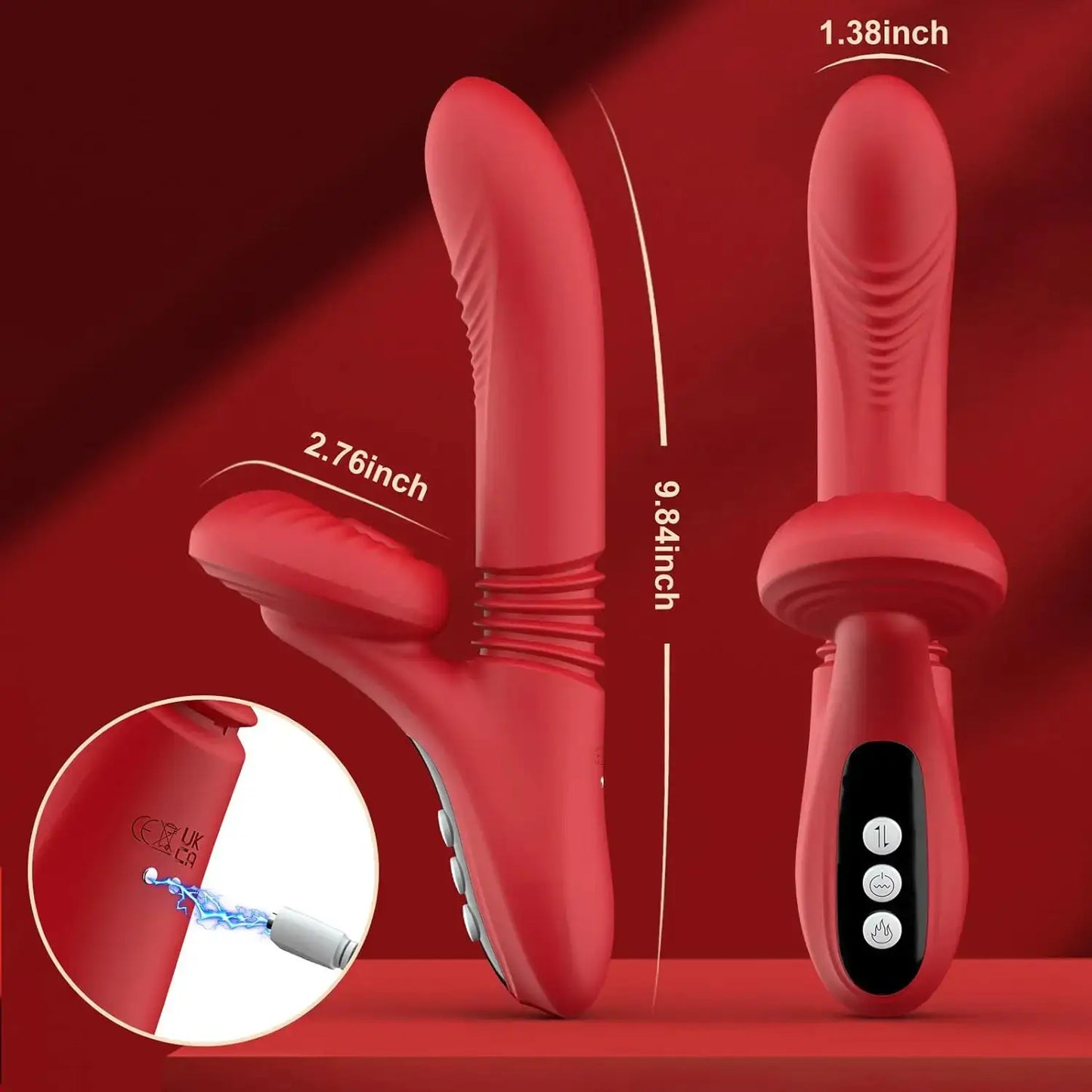 Luna – Clit Licking & Warming Thrusting Rabbit Vibrator