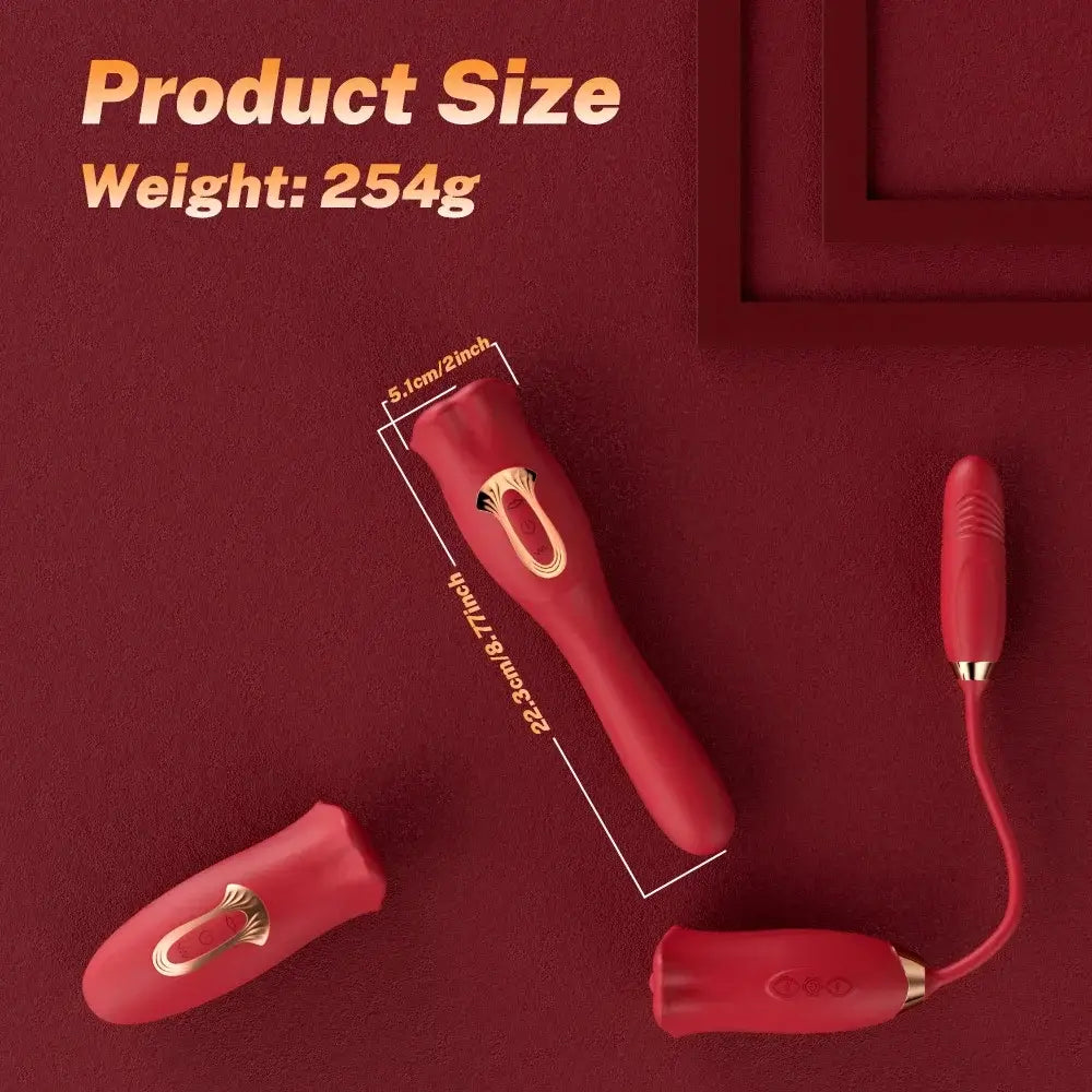 Melissa – Biting Mouth Tongue Vibrator Clit & G-spot Stimulator