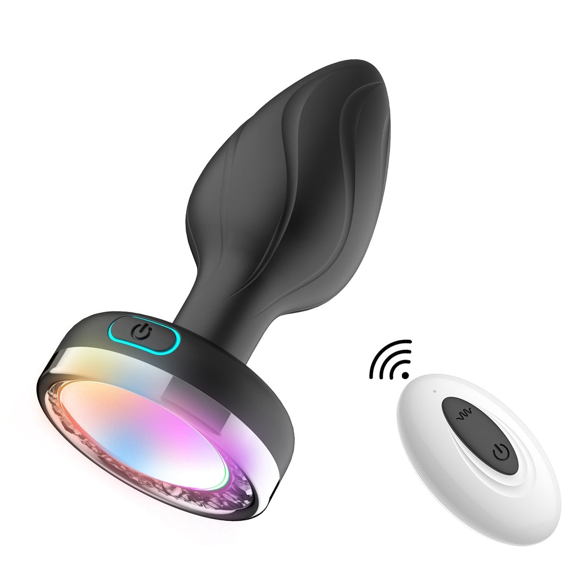 Colourful Remote Anal Plug