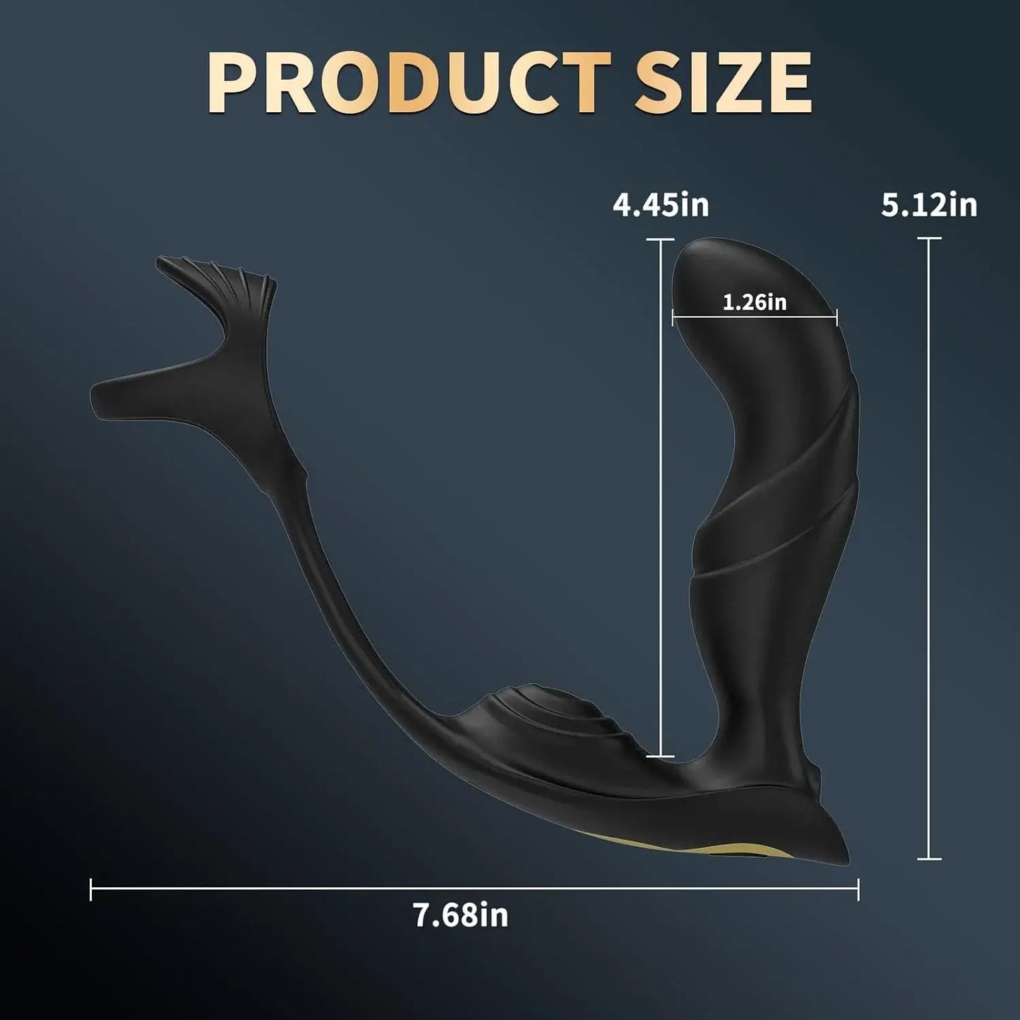 Vortex Thrusting Anal Vibrator Penis Cock Ring Wireless Remote Control