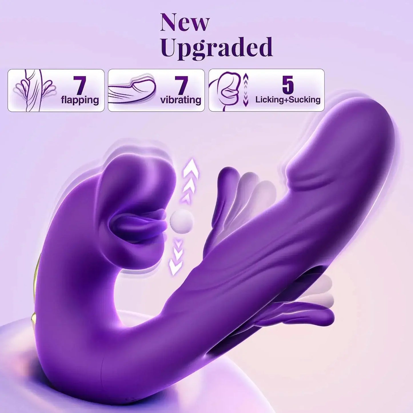 XDragon Flapping Clit Vibrator – Kissing Mouth & Vibration