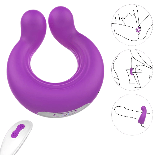Couples Cock Ring Vibrator – Penis & Clitoral