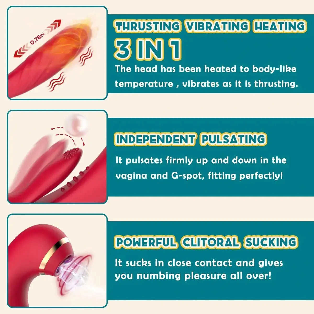 Meg – Clit Sucking Tongue Flapping Rabbit Vibrator