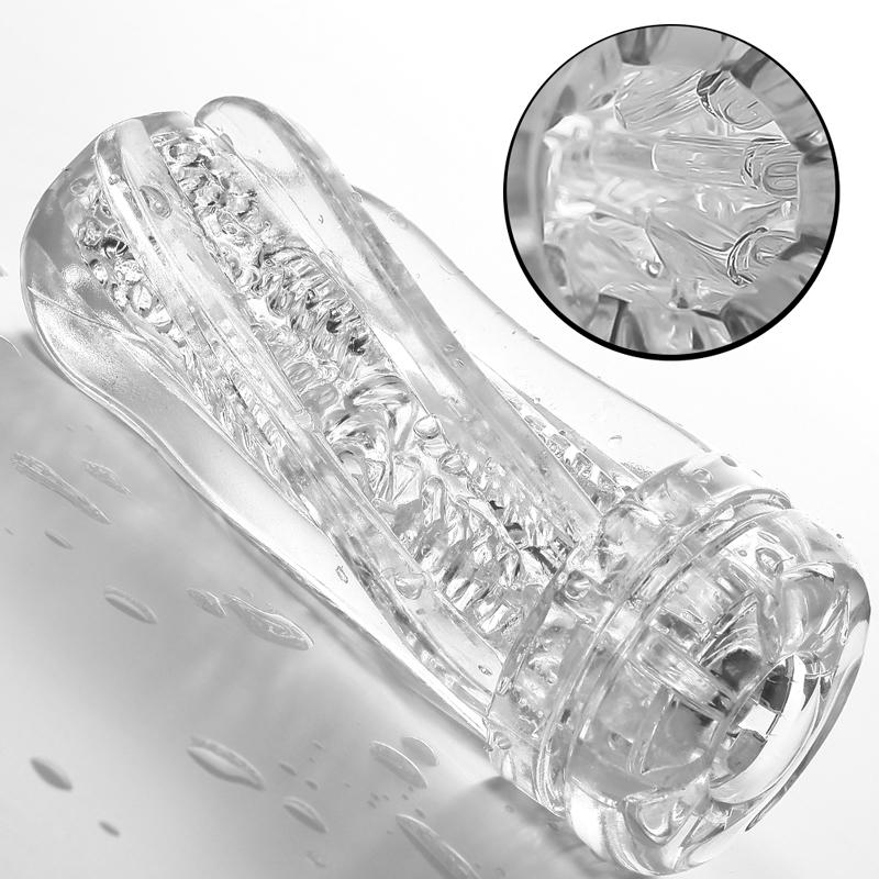Ice-Clear Male Masturbation Cup