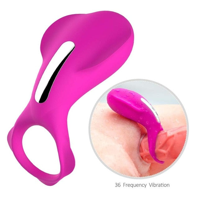 Powerful Vibrating Cock Ring & Prostate Stimulator