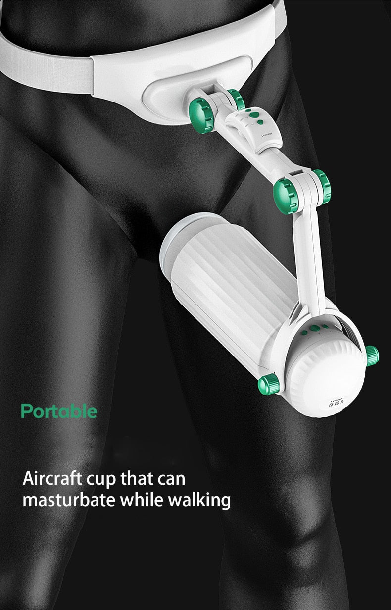 Remote Automatic Telescopic Wearable Masturbator