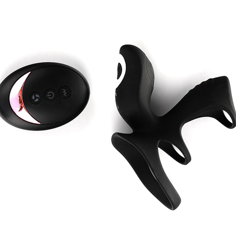 Dual-Motor Couples Cock Ring Vibrator