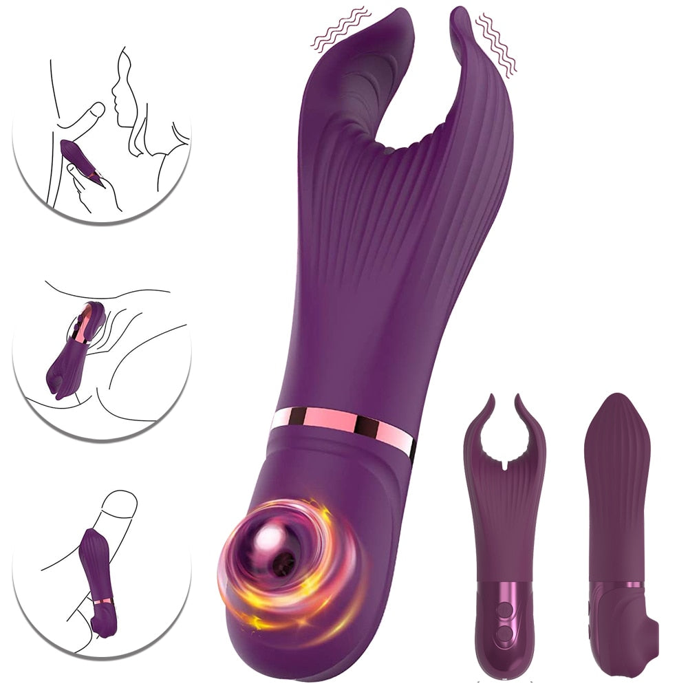 Powerful Clitoral, Nipple & Penis Sucker Vibrator