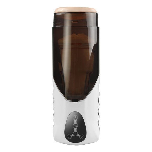 Retractable Heating Sucking Masturbator