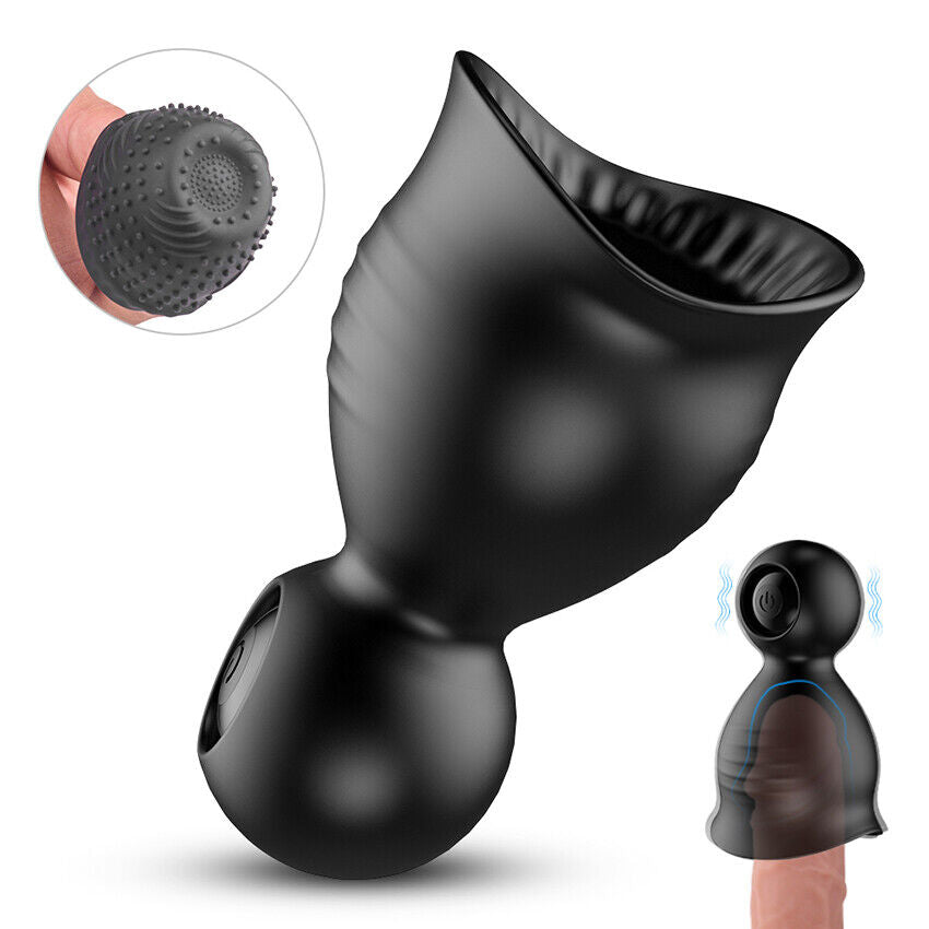 9-Speed Masturbator Cup & Glans Massager