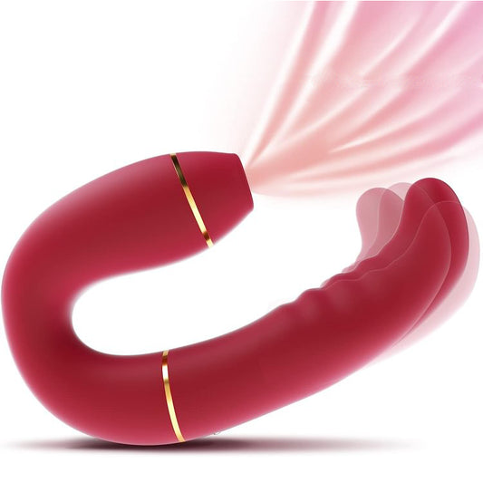 Adult Sex Toys for Women Sex Toy – Innovative 9 Sucking &amp; 9 Pulsing Action Clitoral Sucking Vibrators for G Spot Stimulation, 2in1 Vibrating Dildo Nipple Sucker Anal Sex Toy for Women Couples Pleasure