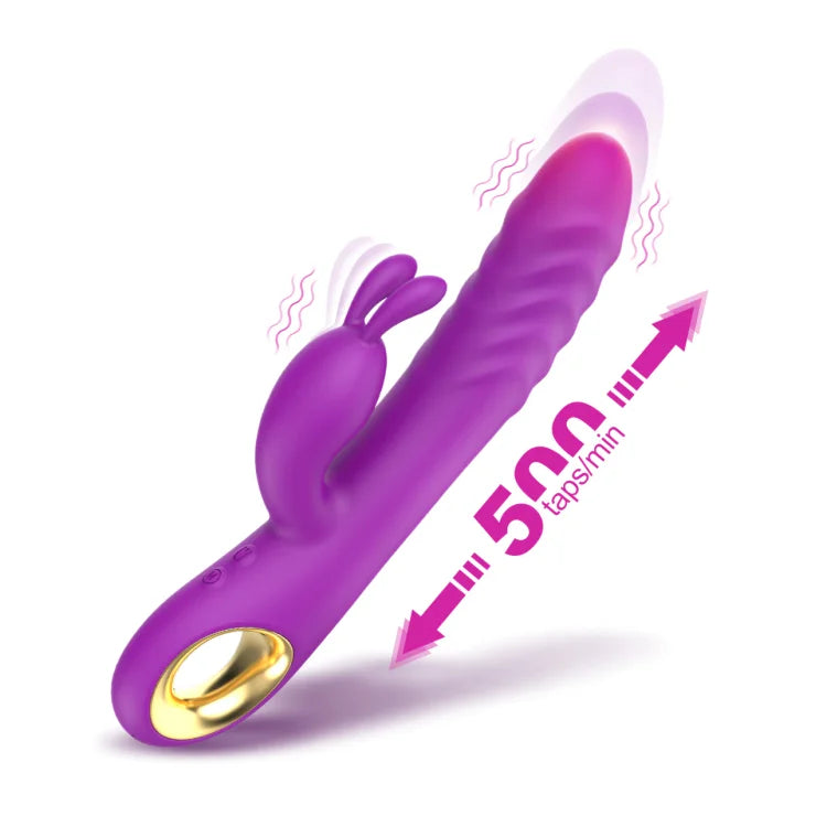 Purple Thrusting Rabbit Vibrator