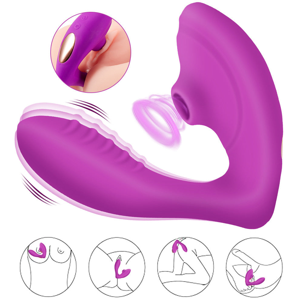 2 in 1 G Spot Clitoral Sucking Vibrator