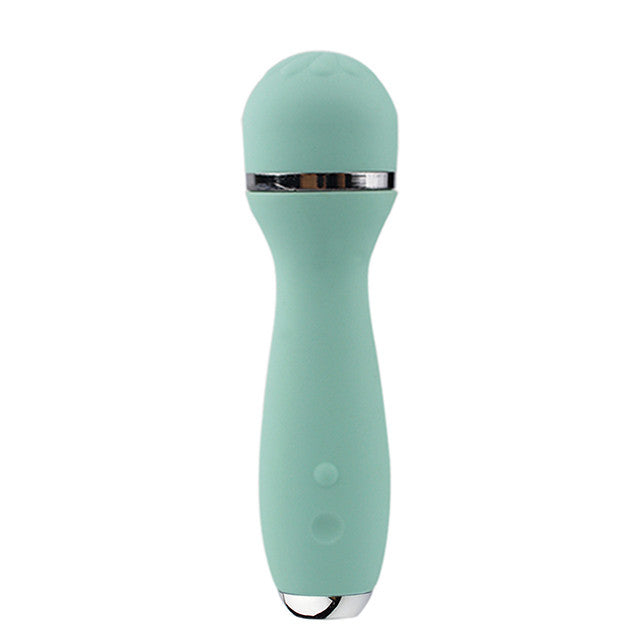 10 Powerful Multi Speed Mini Wand Massager Mint Green