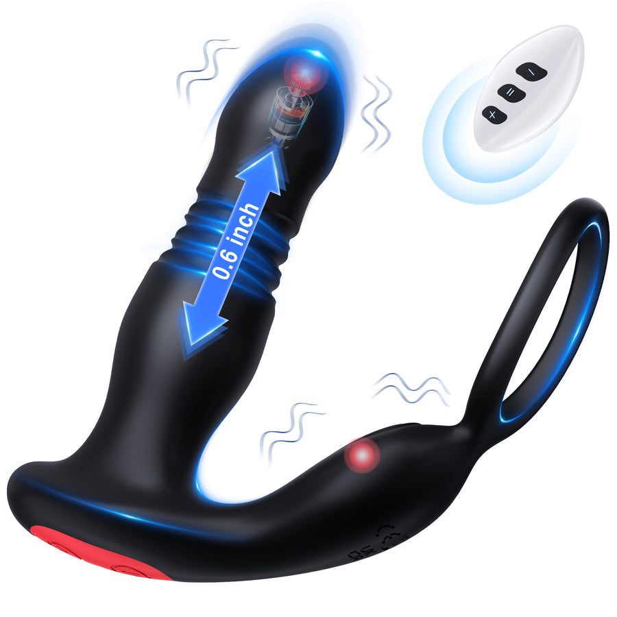 3 IN 1 Remote Control Prostate Massager Anal Vibrator