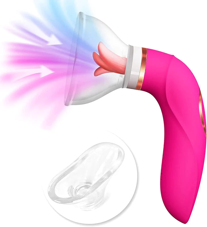 Clitoral Sucking Vibrator Sex Toys with 8 Sucking and 5 Licking Vibrations