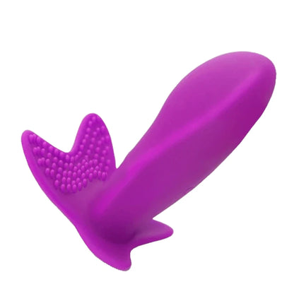DISCREET PLEASURE PURPLE BUTTERFLY VIBRATOR