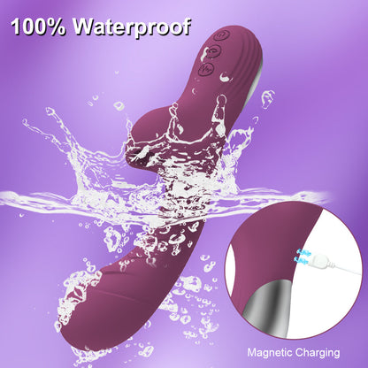 Tongue Licking Dildo Vibrators With 10 Licking &amp; Vibrating Sex Toys for Women Couple Pleasure Clit Clitoris Stimulator