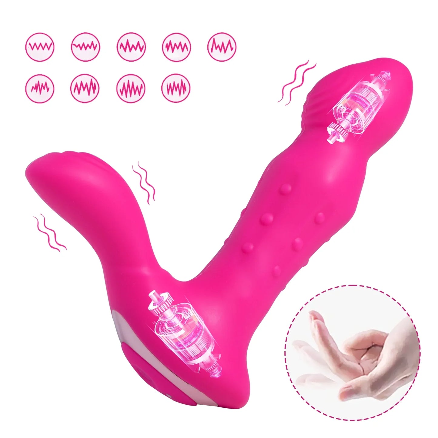 KYLIE Remote Control Tapping G-spot Vibrator &amp; Clit Stimulator