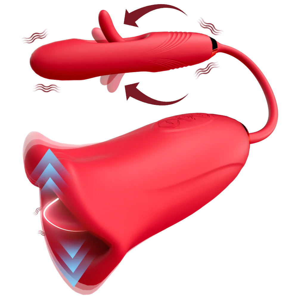 Nibbler 4 -Mouth Biting Vibrator And G-spot Tapping Stimulator