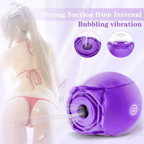 PURPLE Rose Toy sucker