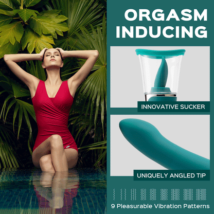 Jade – 3in1 Clitoral Sucking G Spot Vibrator & Clit Licking Tongue