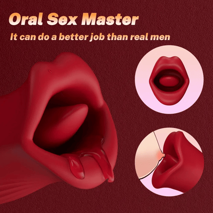 Nibbler – Mouth Biting Vibrator And Thrusting Vibration Bullet Stimulator