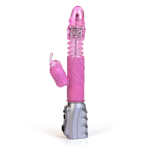 Eden thrusting butterfly vibrator Rabbit vibrator with rotating beads