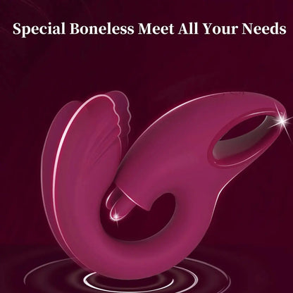Quasar – G Spot Vibrator with 2 Tongue Clit Licker