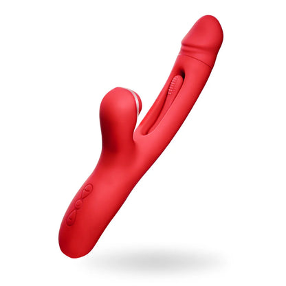 Daphne – The O-Maker Vibrator with 7 Frequency Vibrations, Clamping, Sucking, Female Teasing Masturbation Device