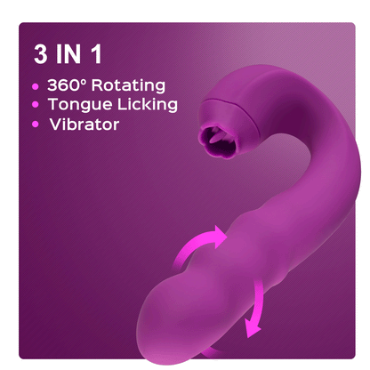 Lilian – G Spot Vibrator With Rotating Head & Vibrating Tongue
