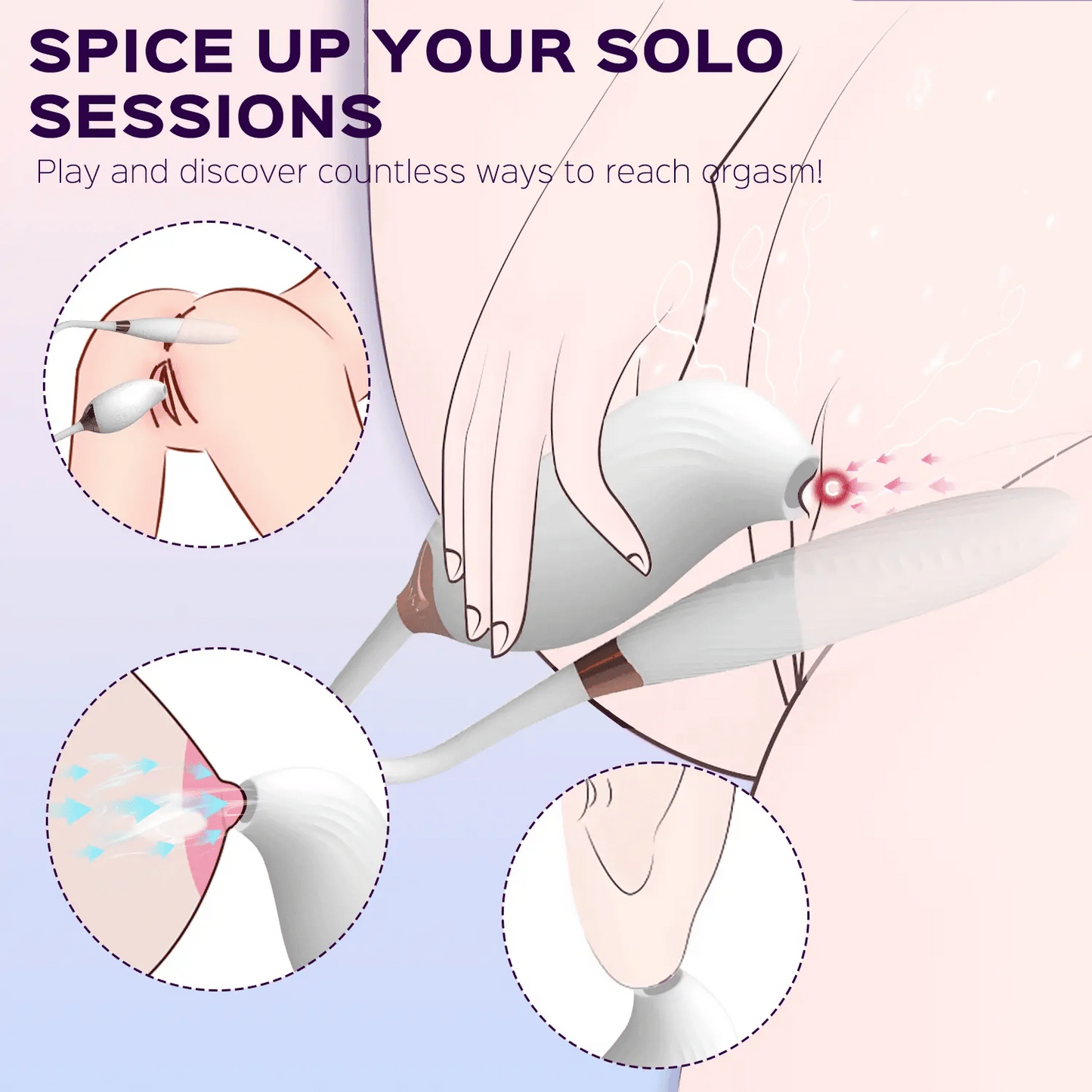 Vicky – Clit Sucking Stimulator Pulsating G-spot Vibrator