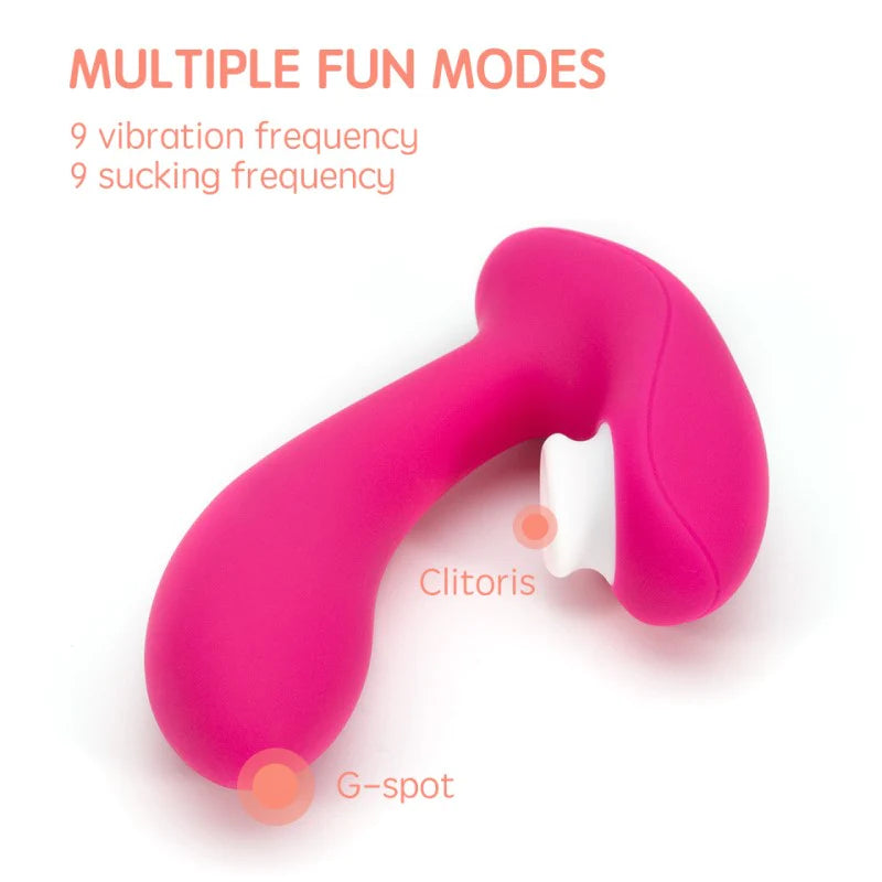 Vagina Sucking Vibrator 9/10 Speed Vibrating Oral Sex Suction Magic Wand Clitoris Stimulator