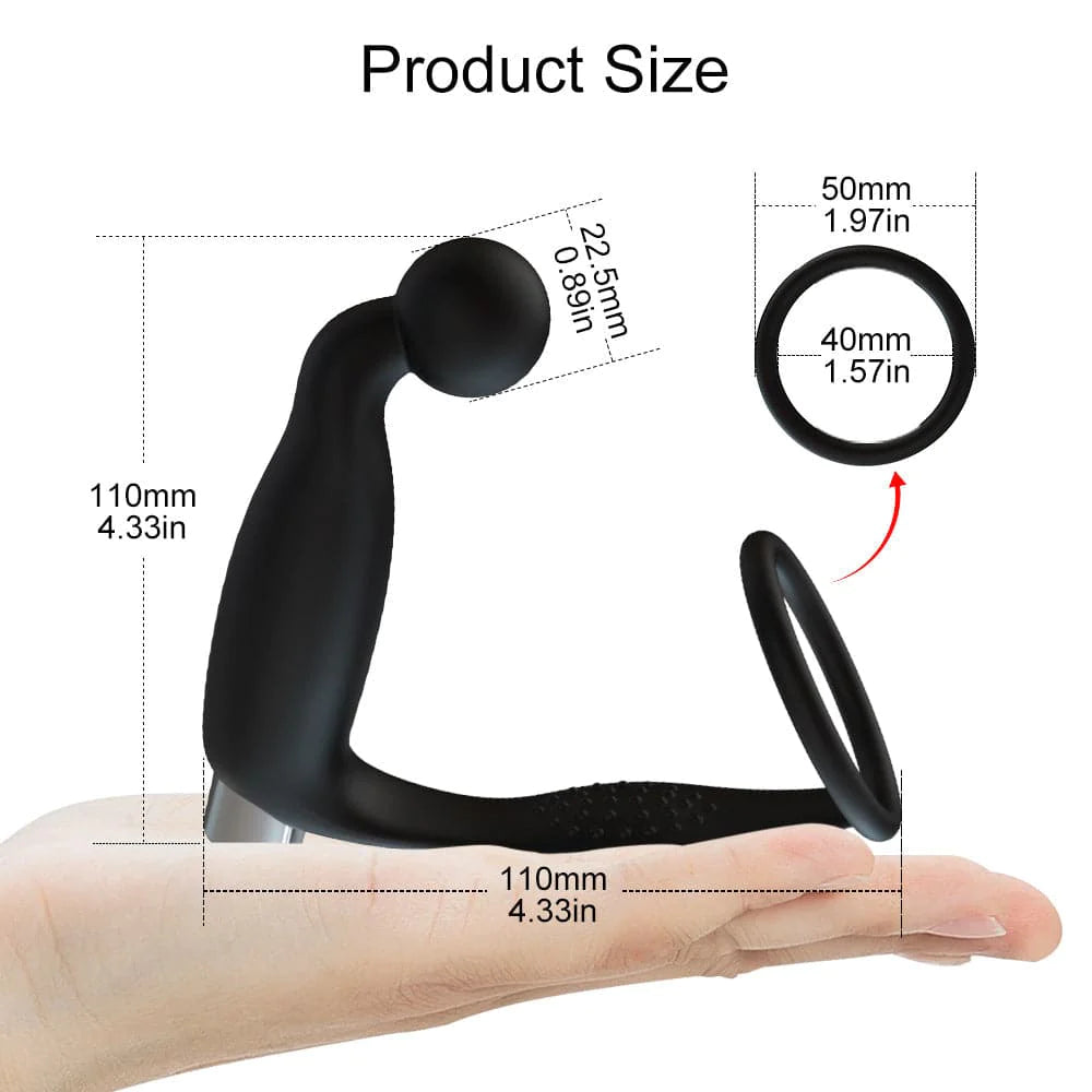 3 In1 Anal Vibrator &amp; Finger Vibrator mit Penis Stimulation —— Fierce Expansion