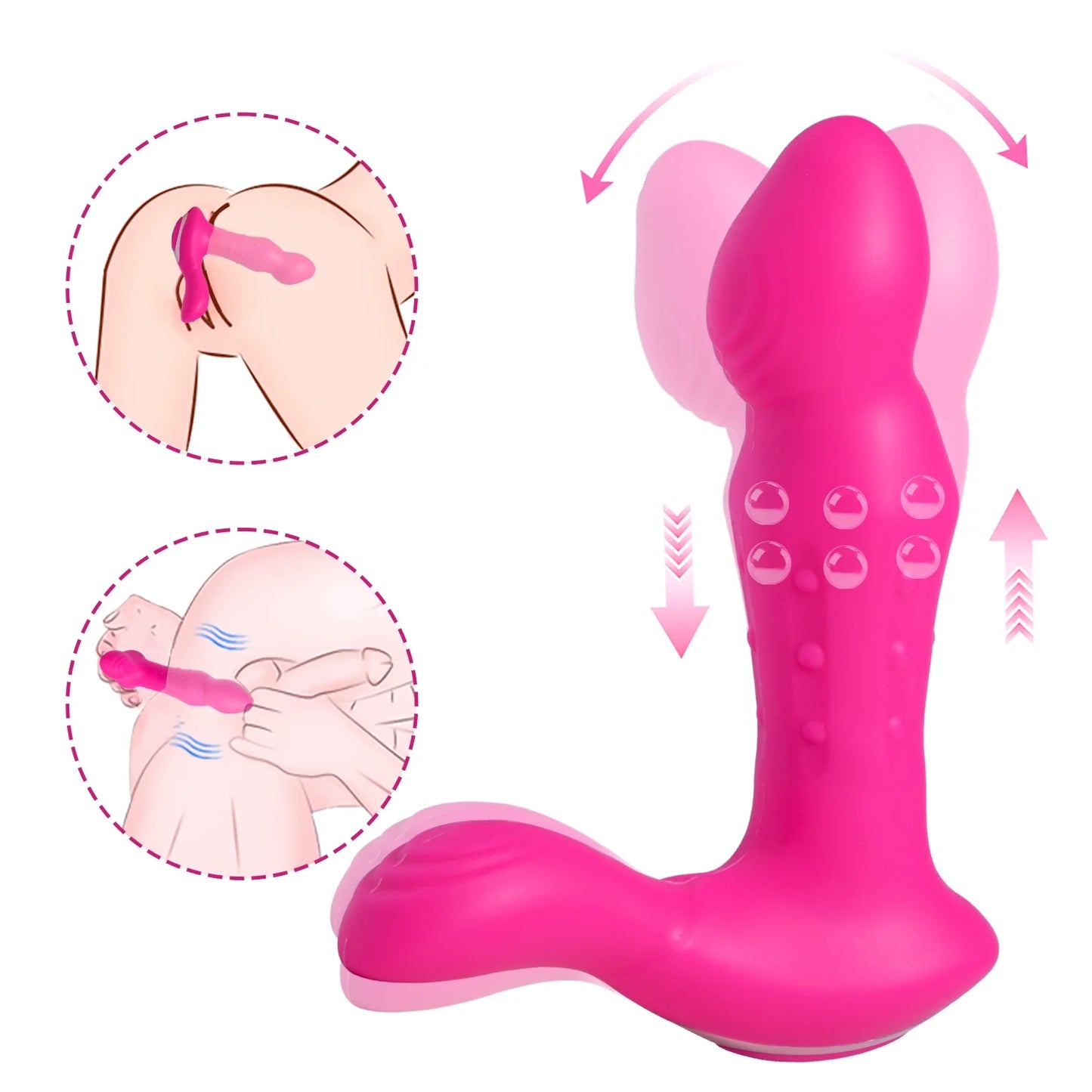 KYLIE Remote Control Tapping G-spot Vibrator &amp; Clit Stimulator