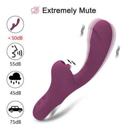 Tongue Licking Dildo Vibrators With 10 Licking &amp; Vibrating Sex Toys for Women Couple Pleasure Clit Clitoris Stimulator
