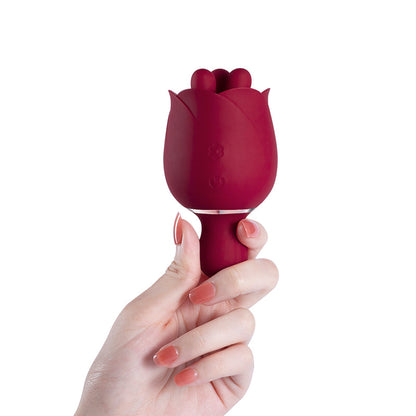 Rosewyn – Rotating Rose Toy Vibrator &amp; Pinpoint Stimulator