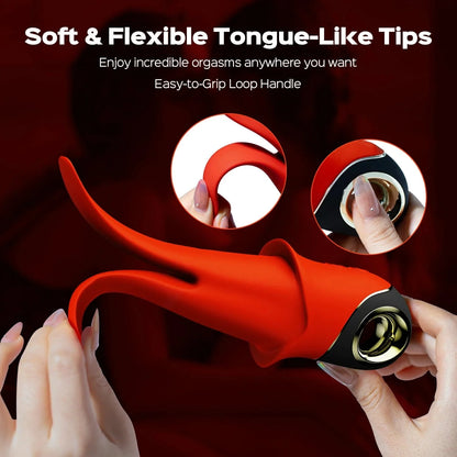Gina – G-Spot &amp; Clit Flickering Tongue Vibrator