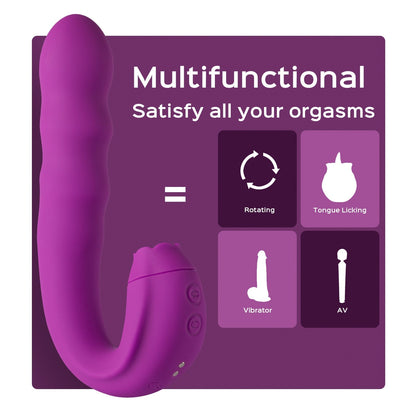 Lilian – G Spot Vibrator With Rotating Head & Vibrating Tongue
