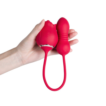 Fiona Plus – Rose Clit Licking Stimulator &amp; Thrusting Egg