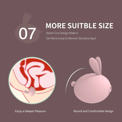 Kistoy Miss KK 10 Speeds Silicone Rabbit Sucking Vibrator