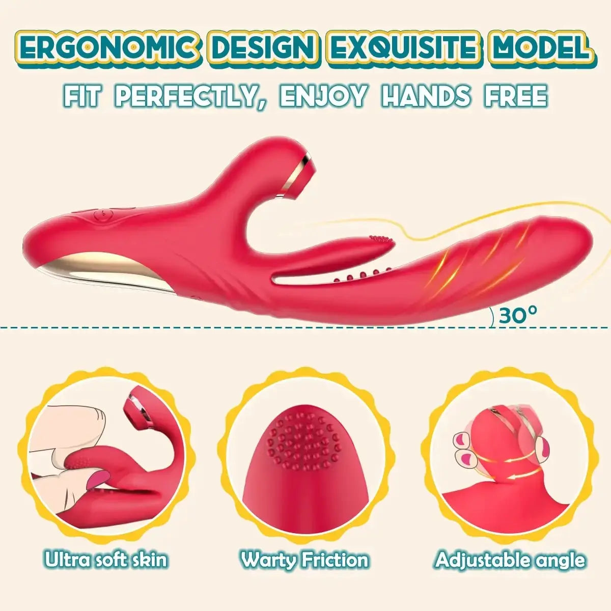 Meg – Clit Sucking Tongue Flapping Rabbit Vibrator