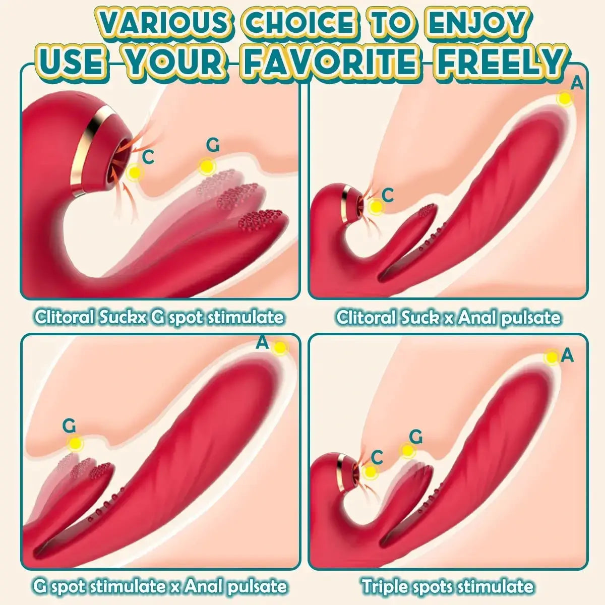 Meg – Clit Sucking Tongue Flapping Rabbit Vibrator