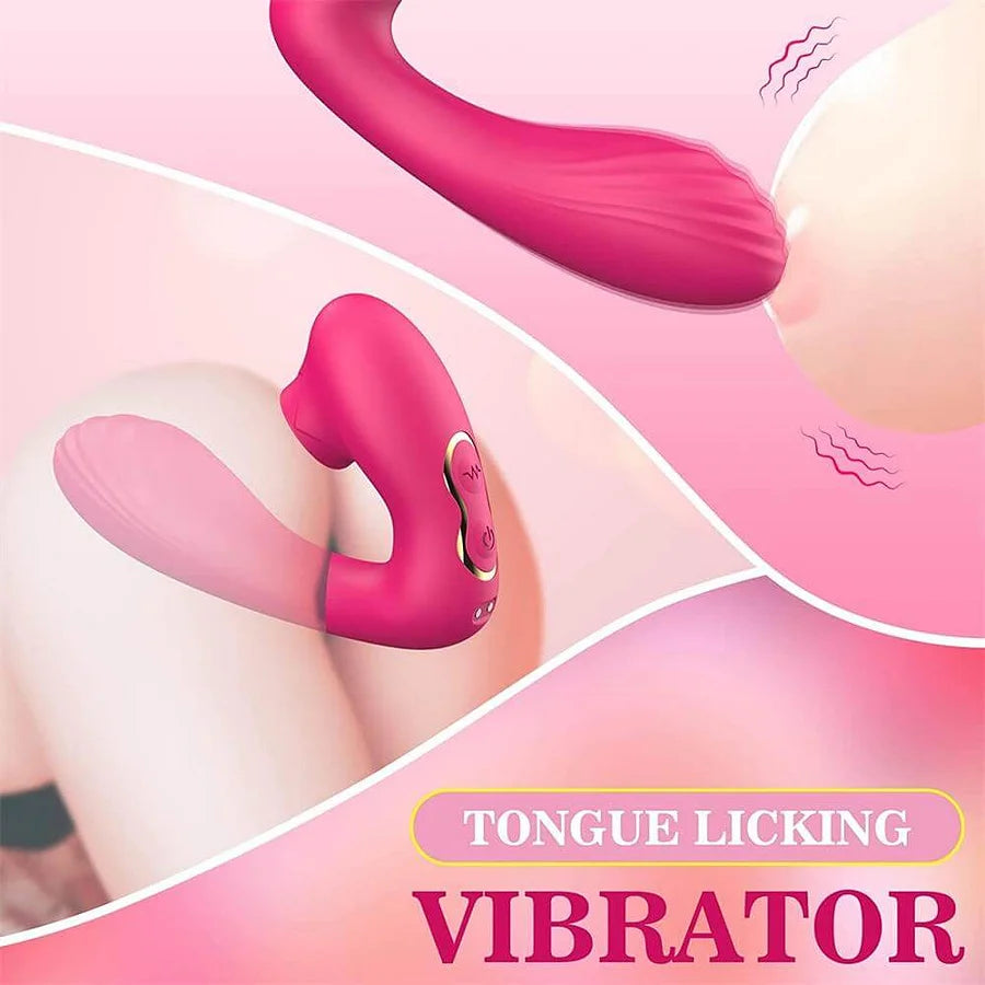 Hera – Clitoral Licking Curved Vibrator